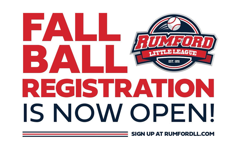 Fall Ball Registration Now Open